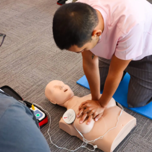 Provide Cardiopulmonary Resuscitation(CPR)