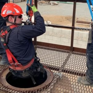 Enter and work in confined spaces